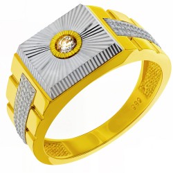 Χρυσό ανδρικό δαχτυλίδι Κ14